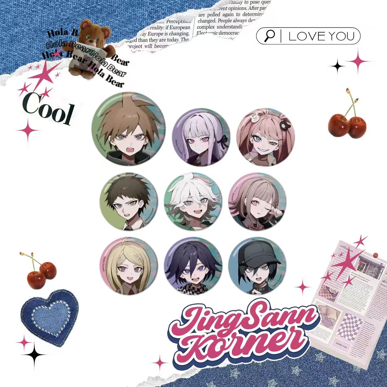 Danganronpa sakusya2 original illustrations