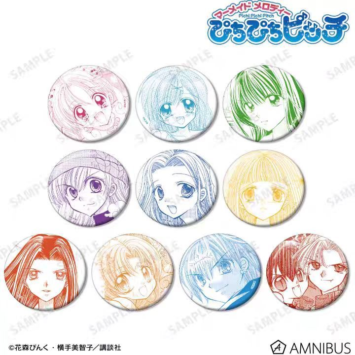 Mermaid Melody Pichi Pichi Pitch amnibus linkage bouquet series line art series