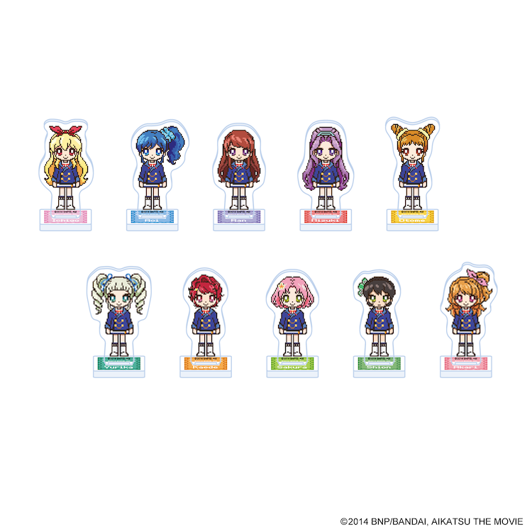 Aikatsu! theatrical version badge stand