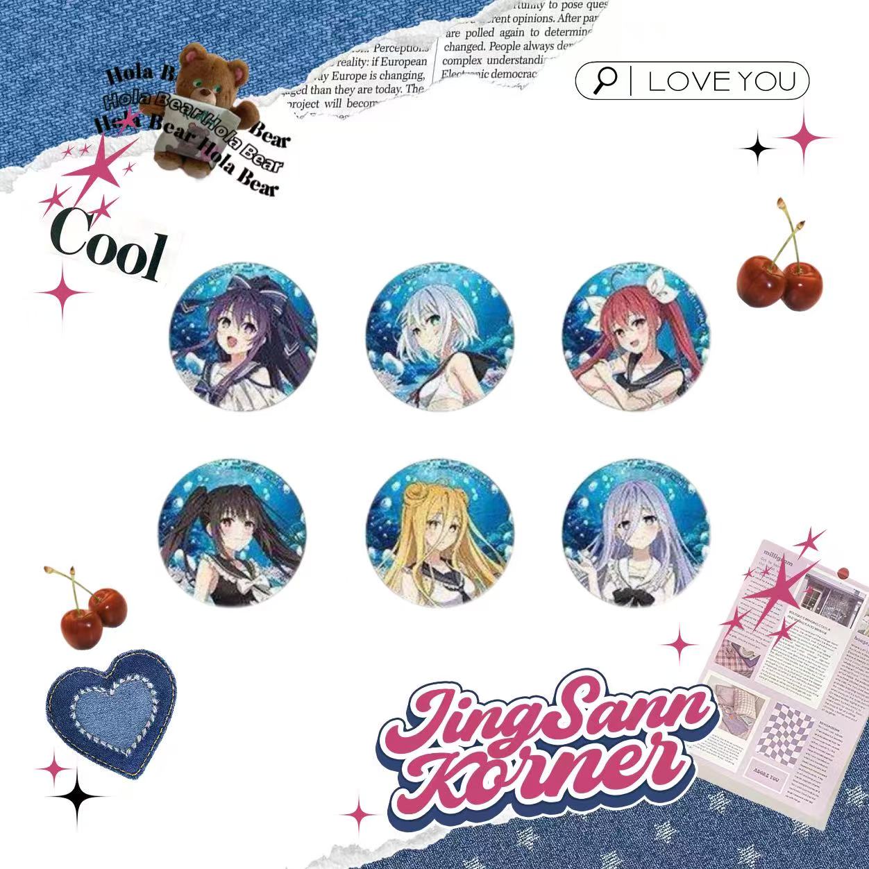 DATE A LIVE Aquarium Series badge