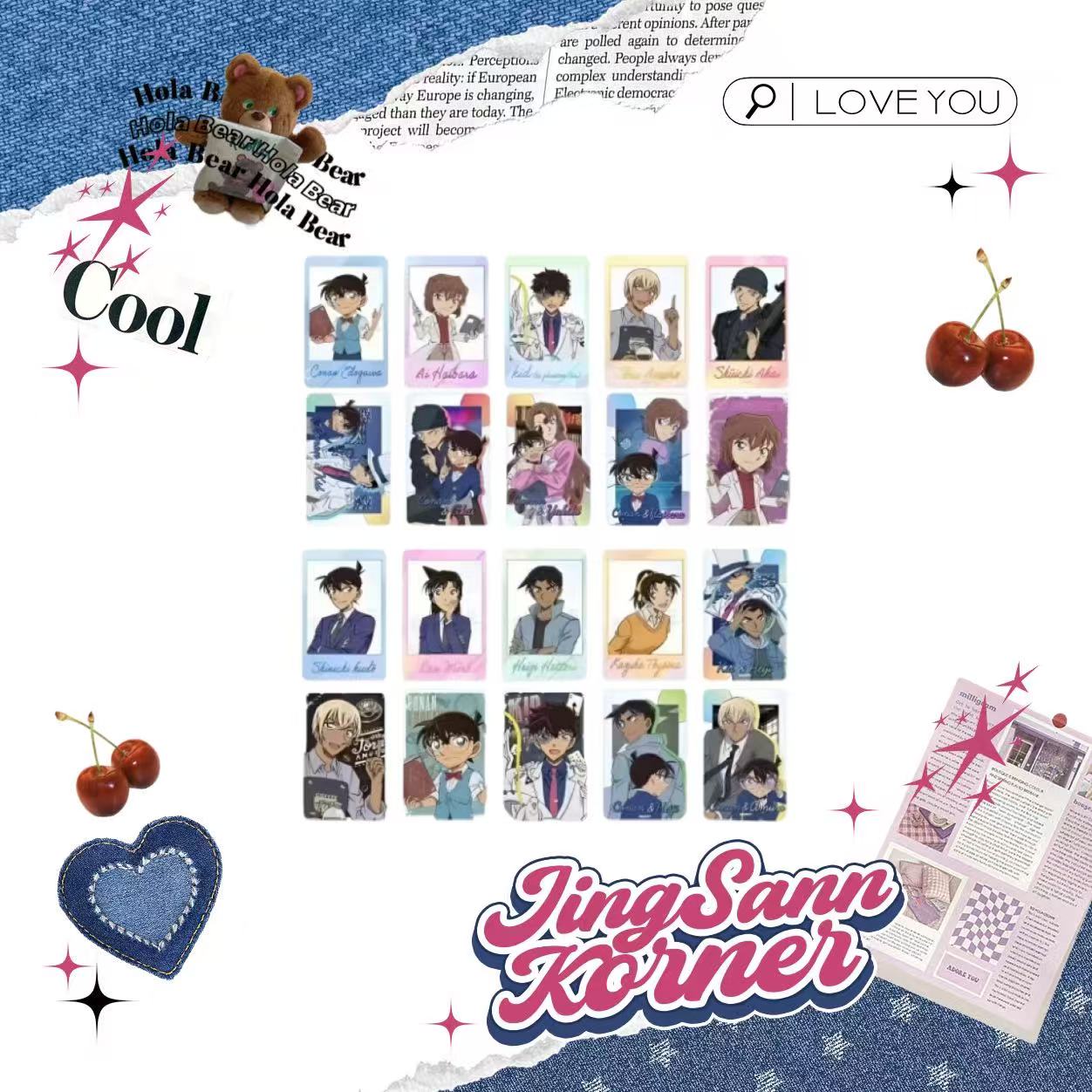 Detective Conan The first bullet is a card A pack of two