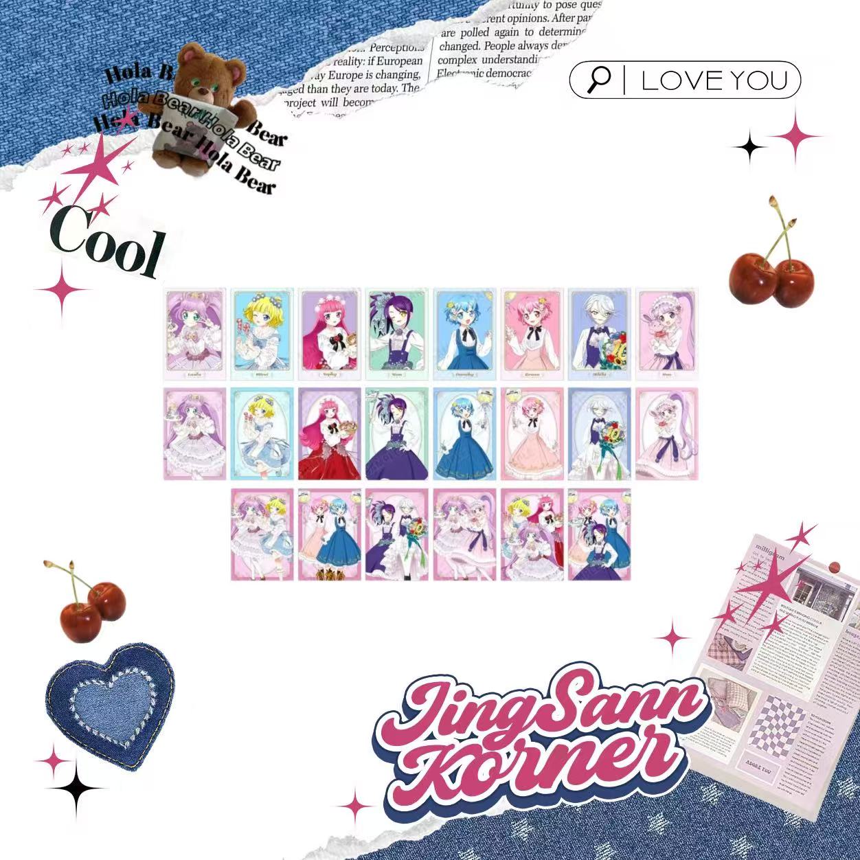 Pripara 10th Anniversary Flower Festival Postcard