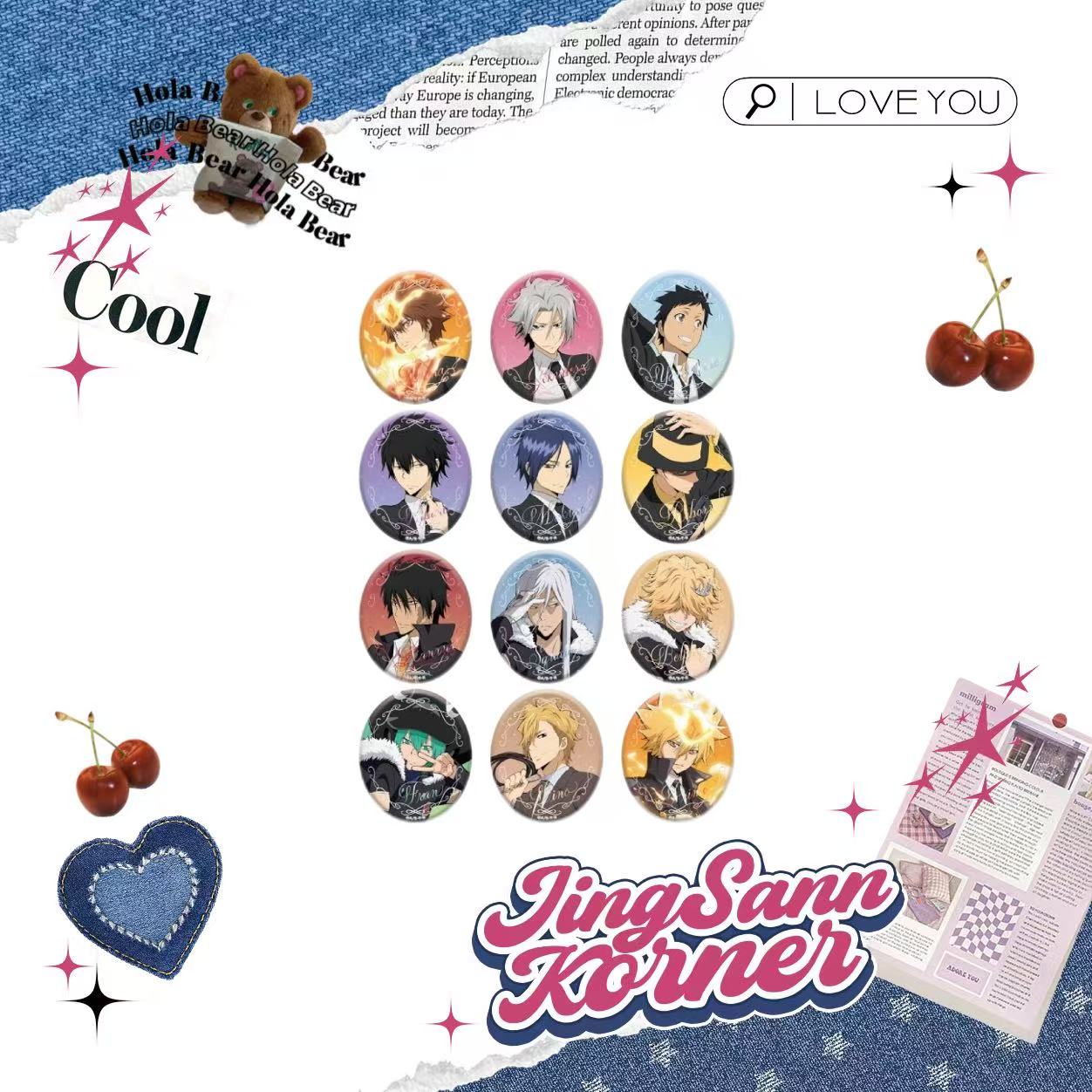 Hitman Reborn! Box Beast Oval Metal Flash