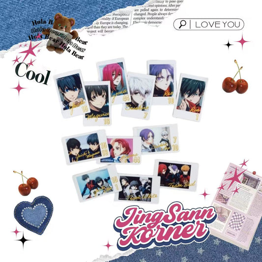 Blue Lock Golden Sign Polaroid