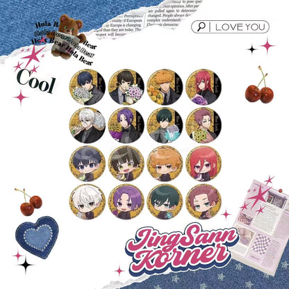 Blue Lock Birthday bouquet flash Scattered pool badge