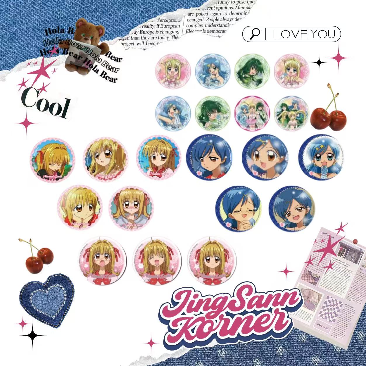 Mermaid Melody Pichi Pichi Pitch‌ China offline collaboration badge