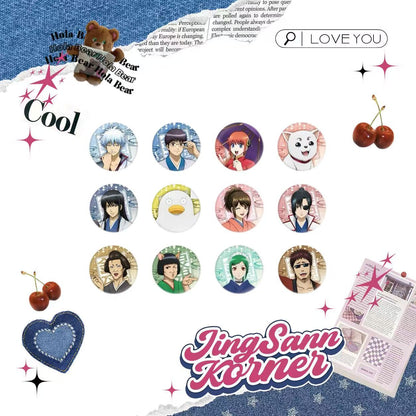 Gintama bn pictures badge