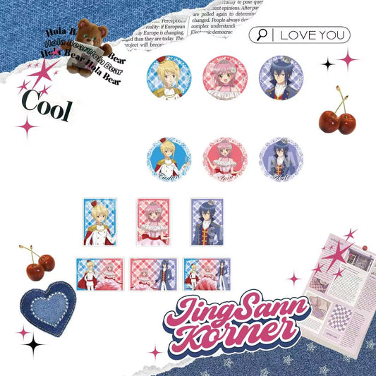 Shugo Chara! Tsutaya Bookstore Series Collaboration Badge