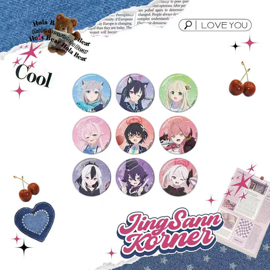 Blue Archive ROUND1 activity series badges 9 types in total