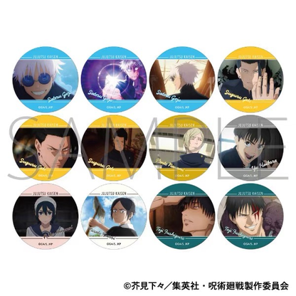 Jujutsu Kaisen Huaiyu jade fold round coaster card All 12 kinds of hot stamping sticks in a pack of two