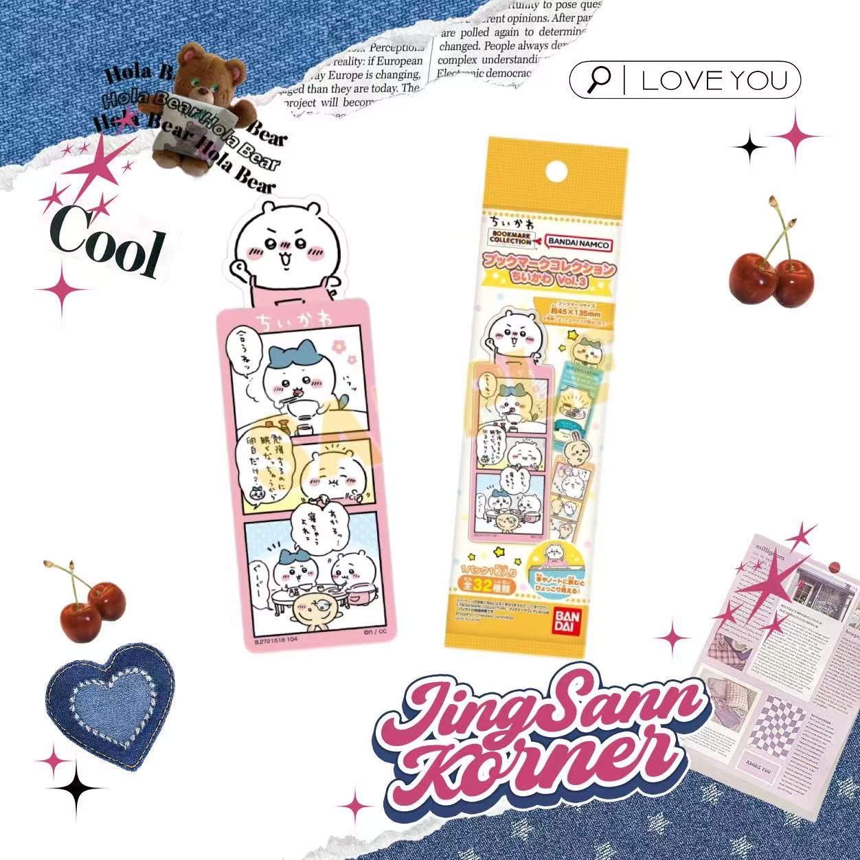 Chiikawa 3rd bookmark 32 types in total