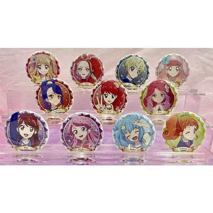 Aikatsu!March-April and July-August Birthday Series Badges