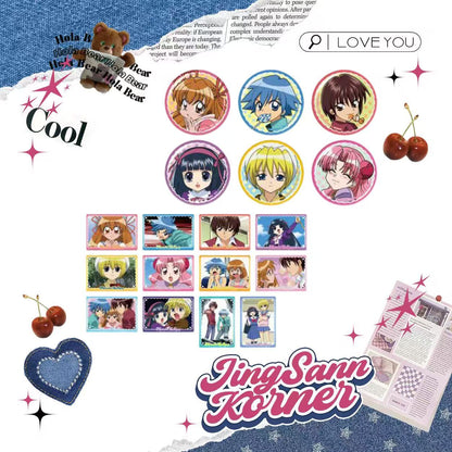 Mamotte! Lollipop TreeVillage Pop-up Series Ba-ji Badge Transparent Card