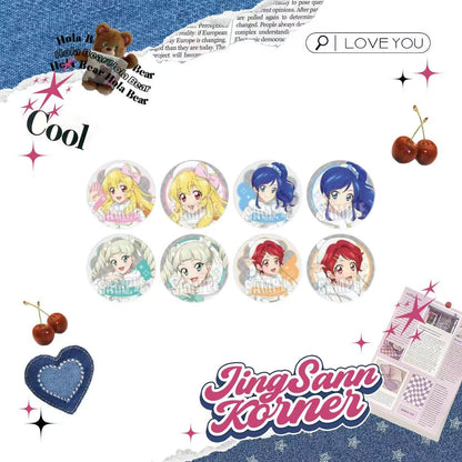 Aikatsu! Winter cape collection badge