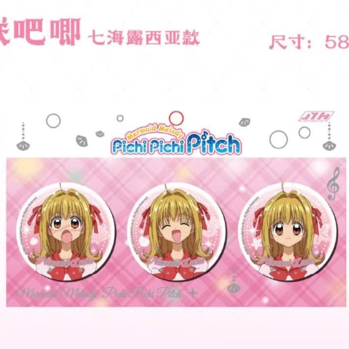 Mermaid Melody Pichi Pichi Pitch‌ China offline collaboration badge