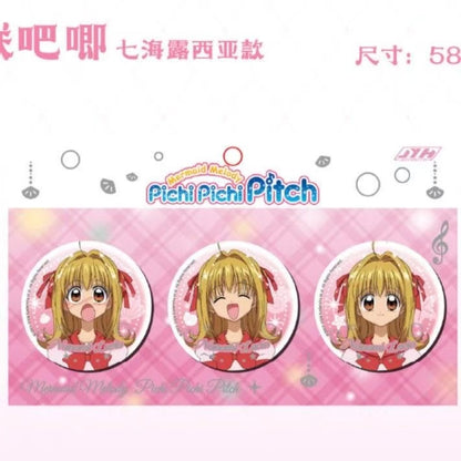 Mermaid Melody Pichi Pichi Pitch‌ China offline collaboration badge