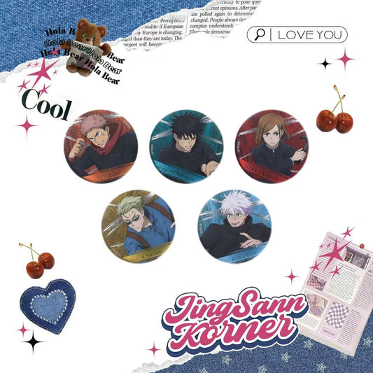 Jujutsu Kaisen Shibuya Incident JS Field Vendor Relief Bar Badge Satoru Gojo