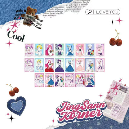 Pripara 10th Anniversary Flower Festival Postcard