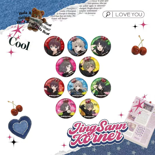 GIRLS BAND CRY Rock queen ver badge