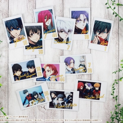 Blue Lock Golden Sign Polaroid