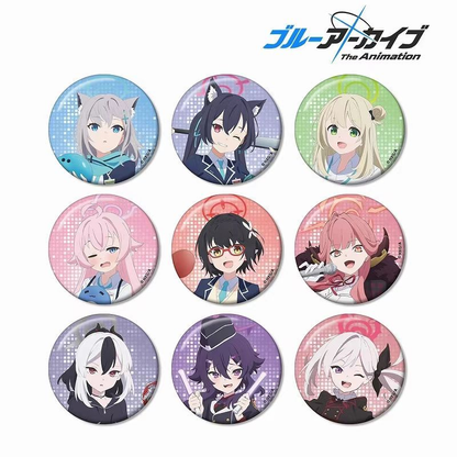 Blue Archive ROUND1 activity series badges 9 types in total