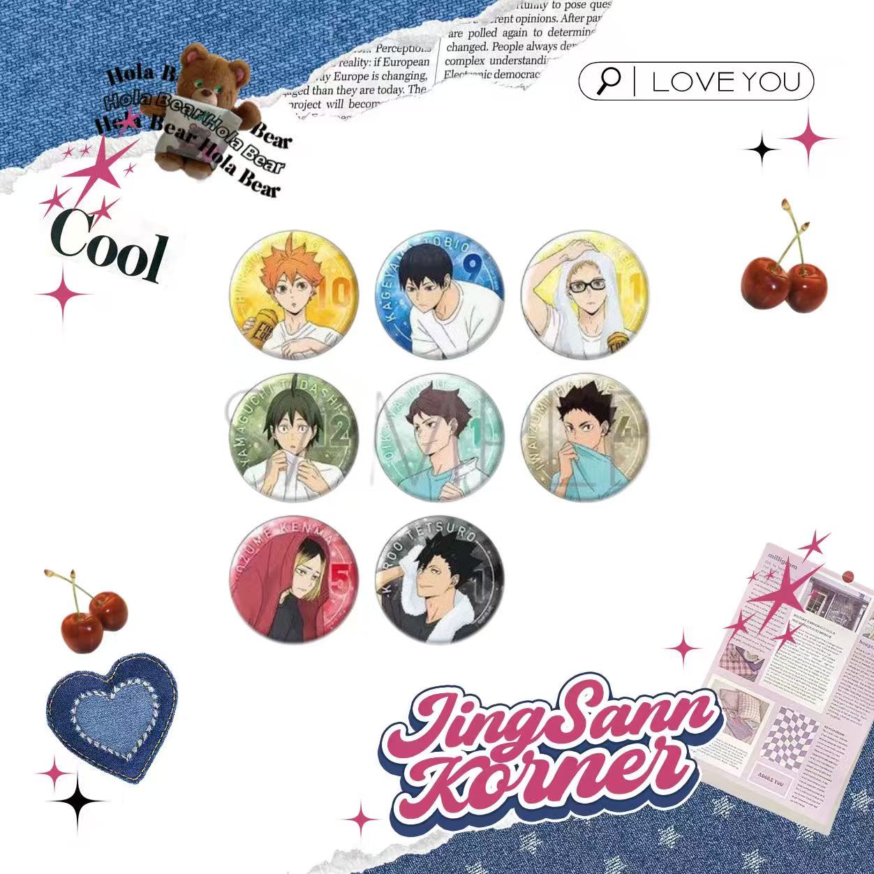 Haikyuu!! movic Autumn Expo badge