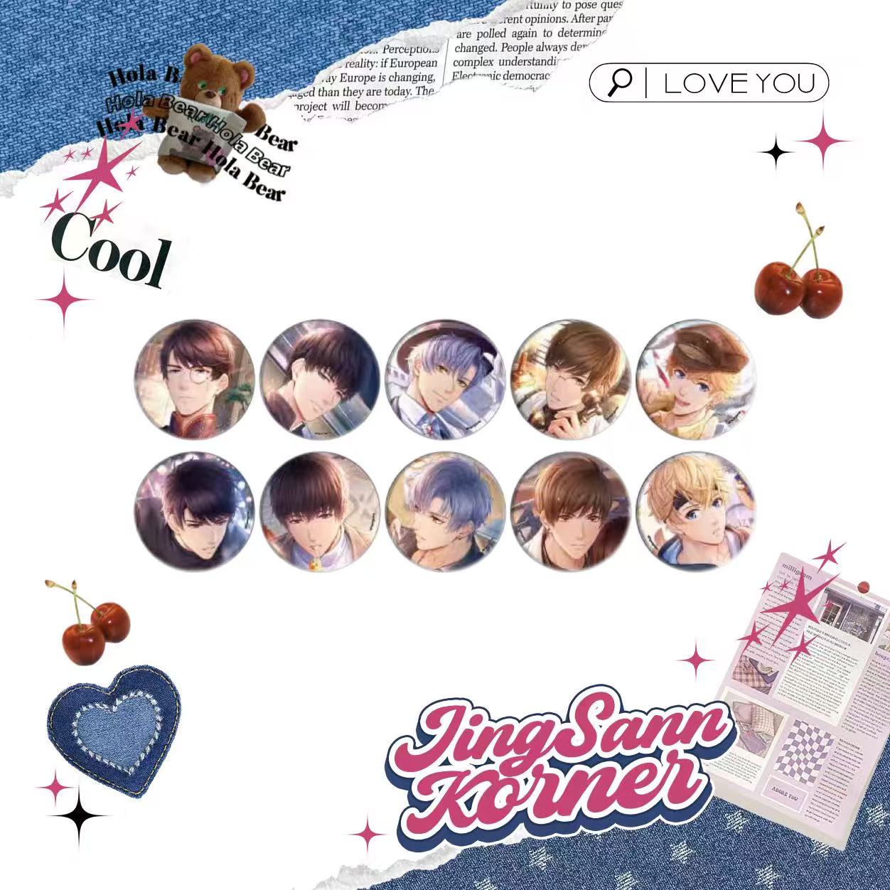 ‌ Mr Love: Dream Date A Republic of China style Chinese style illustration bar has a total of 10 badges