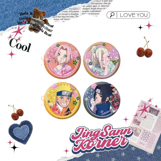 NARUTO Shippuden Haruno Sakura Birthday Valley badge set