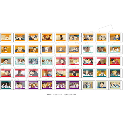 Haikyuu!! The famous scene Polaroid photo card is the first bullet