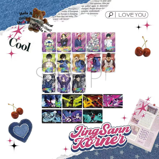 Blue Lock Small card Neon series collectible card in a pack of two