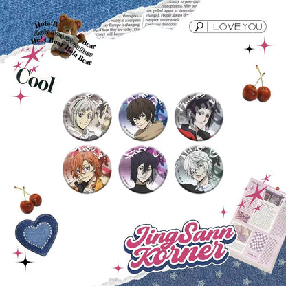 Bungo Stray dogs JOYPOLIS JOY Amusement Park Linkage Bar Trendy Clothes A total of 6 types