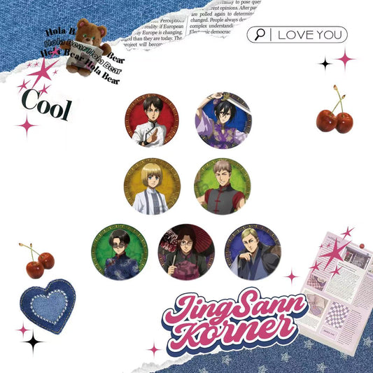 Attack on Titan Lucky Cat Chinese Style Series