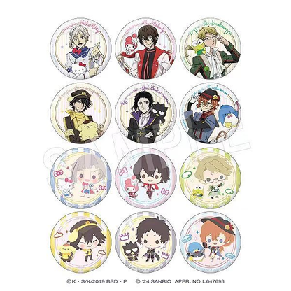 Bungo Stray dogs Sanrio series badge