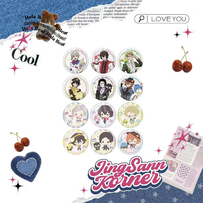 Bungo Stray dogs Sanrio series badge