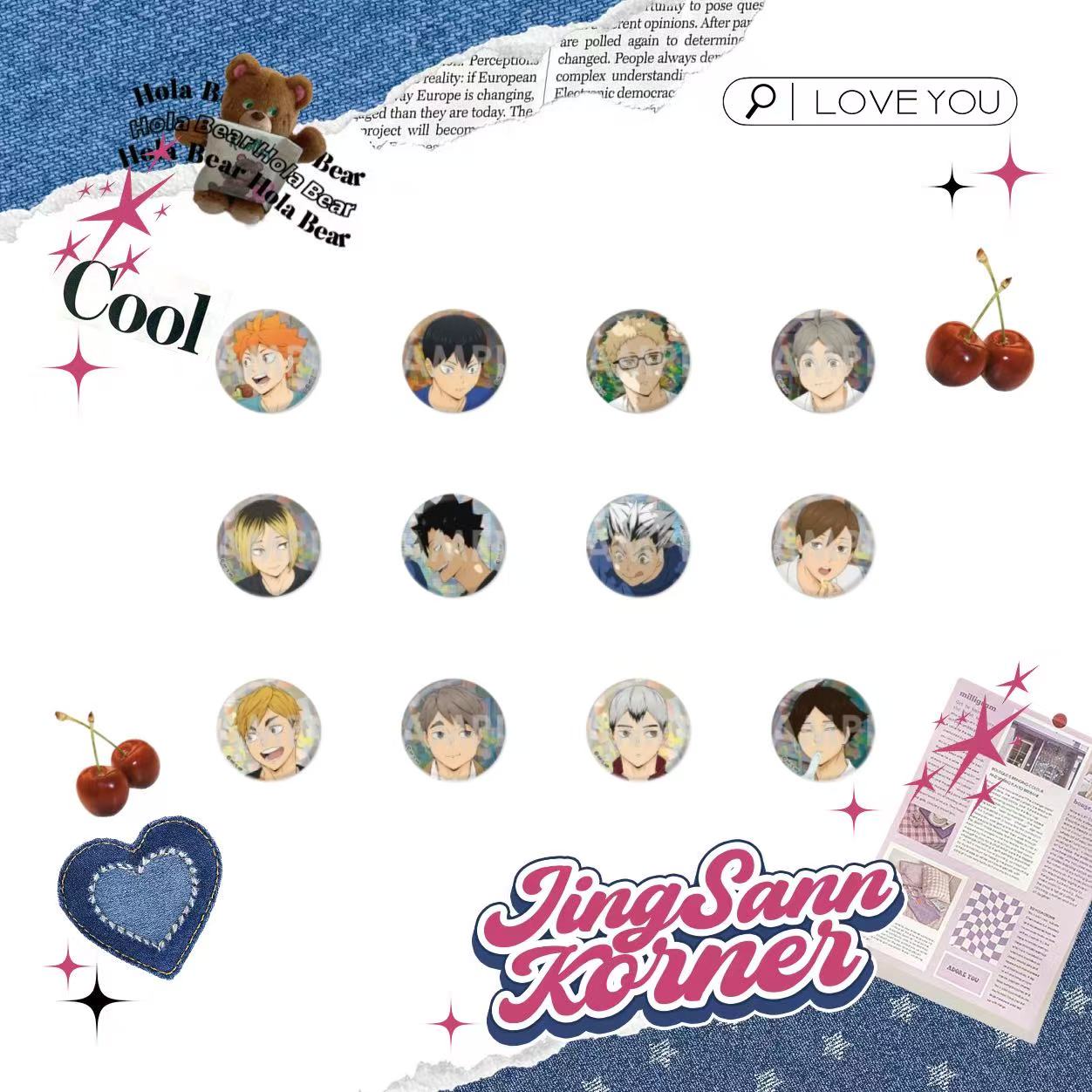 Haikyuu!! Dry rice series flash bottom