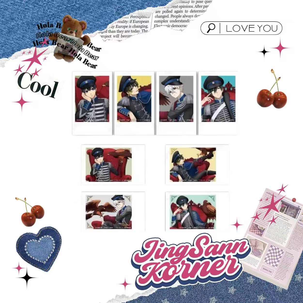 Blue Lock Napoleonic coat Polaroid